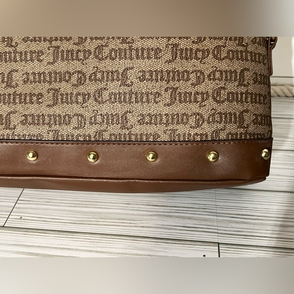 NWT Juicy Couture Chestnut Chino Glam Satchel - Picture 6 of 7